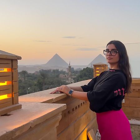 Taj Pyramids View Inn Kafret el-Gabal Exteriér fotografie
