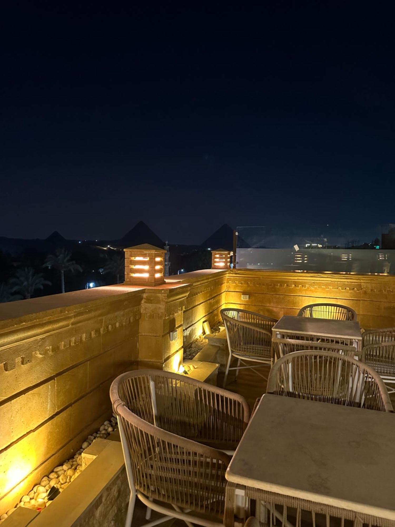 Taj Pyramids View Inn Kafret el-Gabal Exteriér fotografie