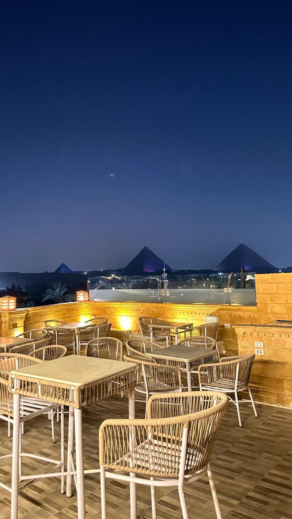 Taj Pyramids View Inn Kafret el-Gabal Exteriér fotografie
