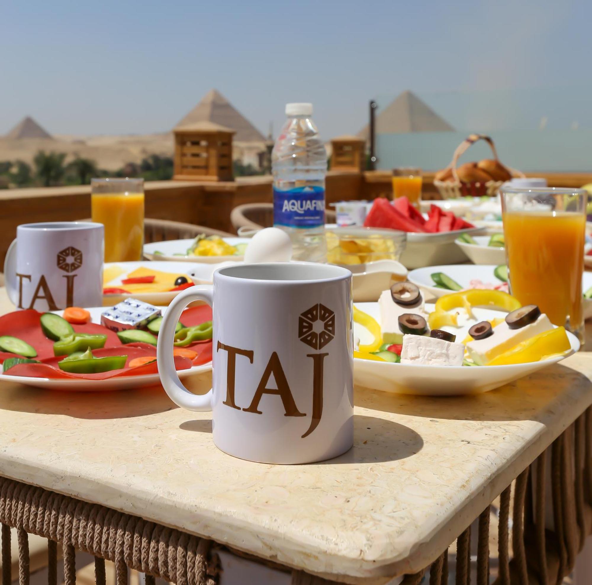 Taj Pyramids View Inn Kafret el-Gabal Exteriér fotografie