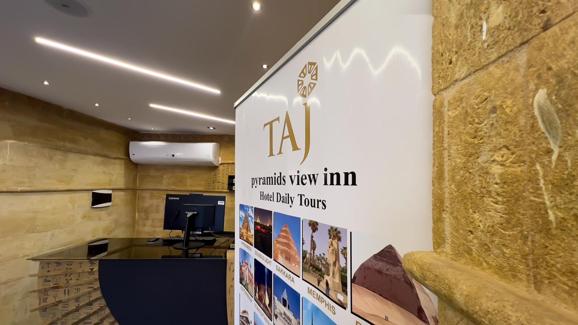 Taj Pyramids View Inn Kafret el-Gabal Exteriér fotografie