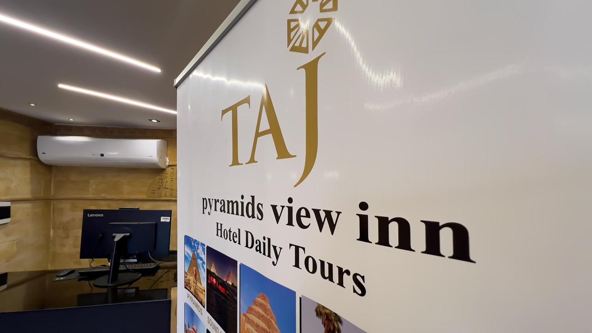 Taj Pyramids View Inn Kafret el-Gabal Exteriér fotografie