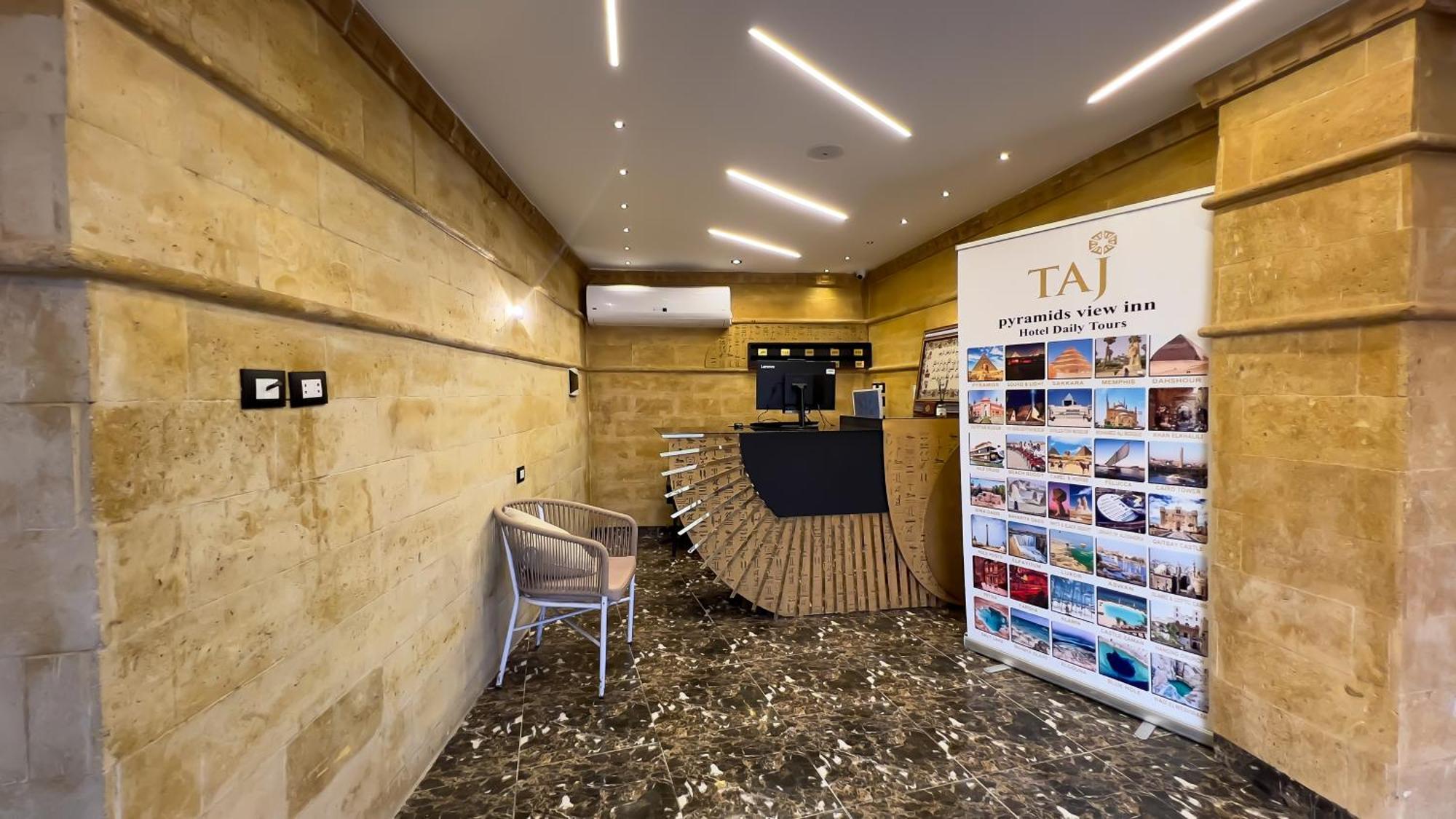 Taj Pyramids View Inn Kafret el-Gabal Exteriér fotografie