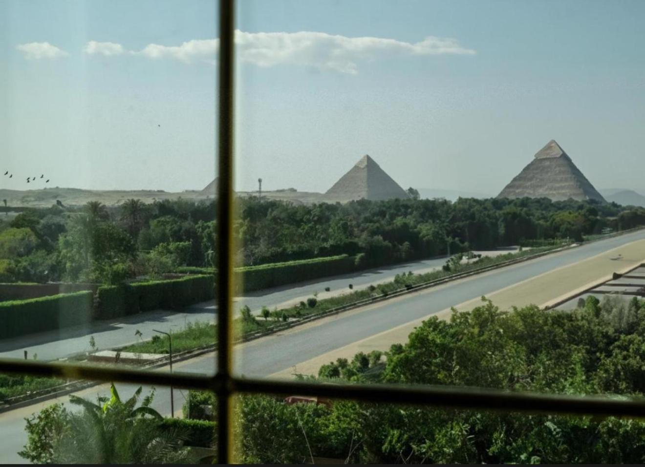 Taj Pyramids View Inn Kafret el-Gabal Exteriér fotografie