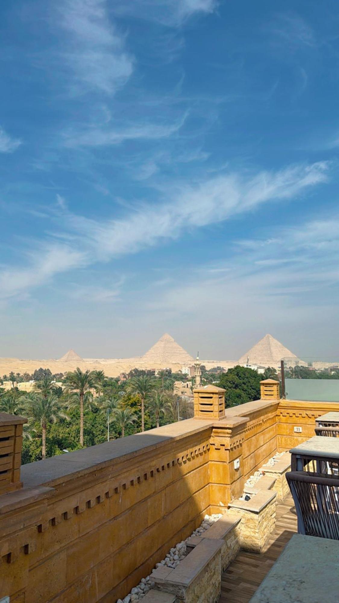 Taj Pyramids View Inn Kafret el-Gabal Exteriér fotografie
