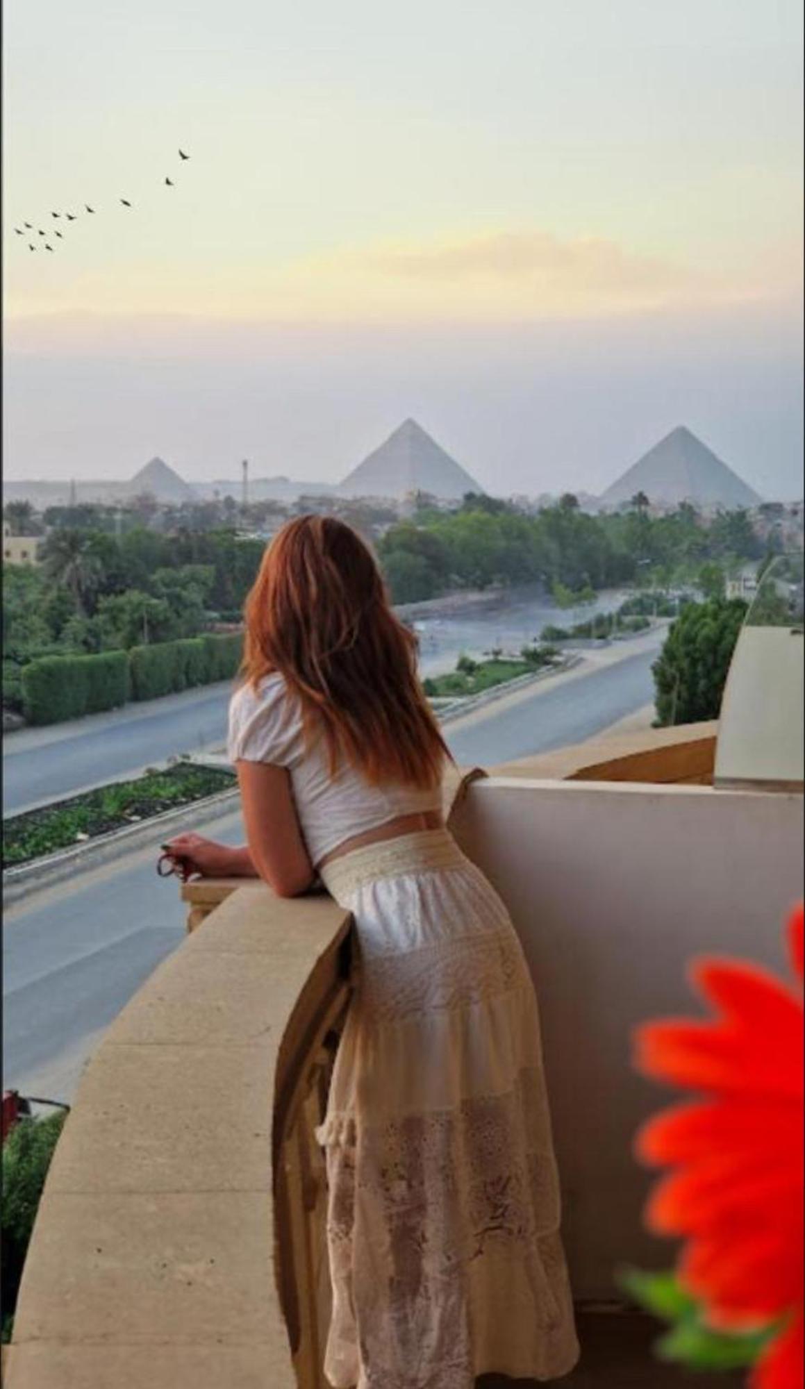 Taj Pyramids View Inn Kafret el-Gabal Exteriér fotografie
